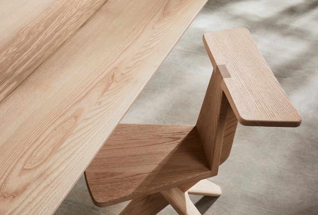 Benchmark Migo Stool - American red oak - 3